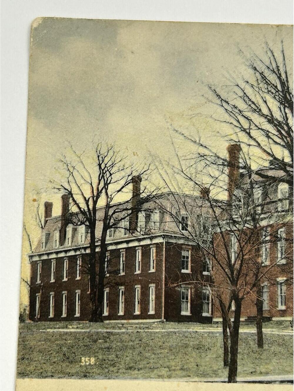 1908 Ellsworth College Old Main Iowa Falls IA Postcard Grundy Center IA 1c Stamp - Picture 4 of 16
